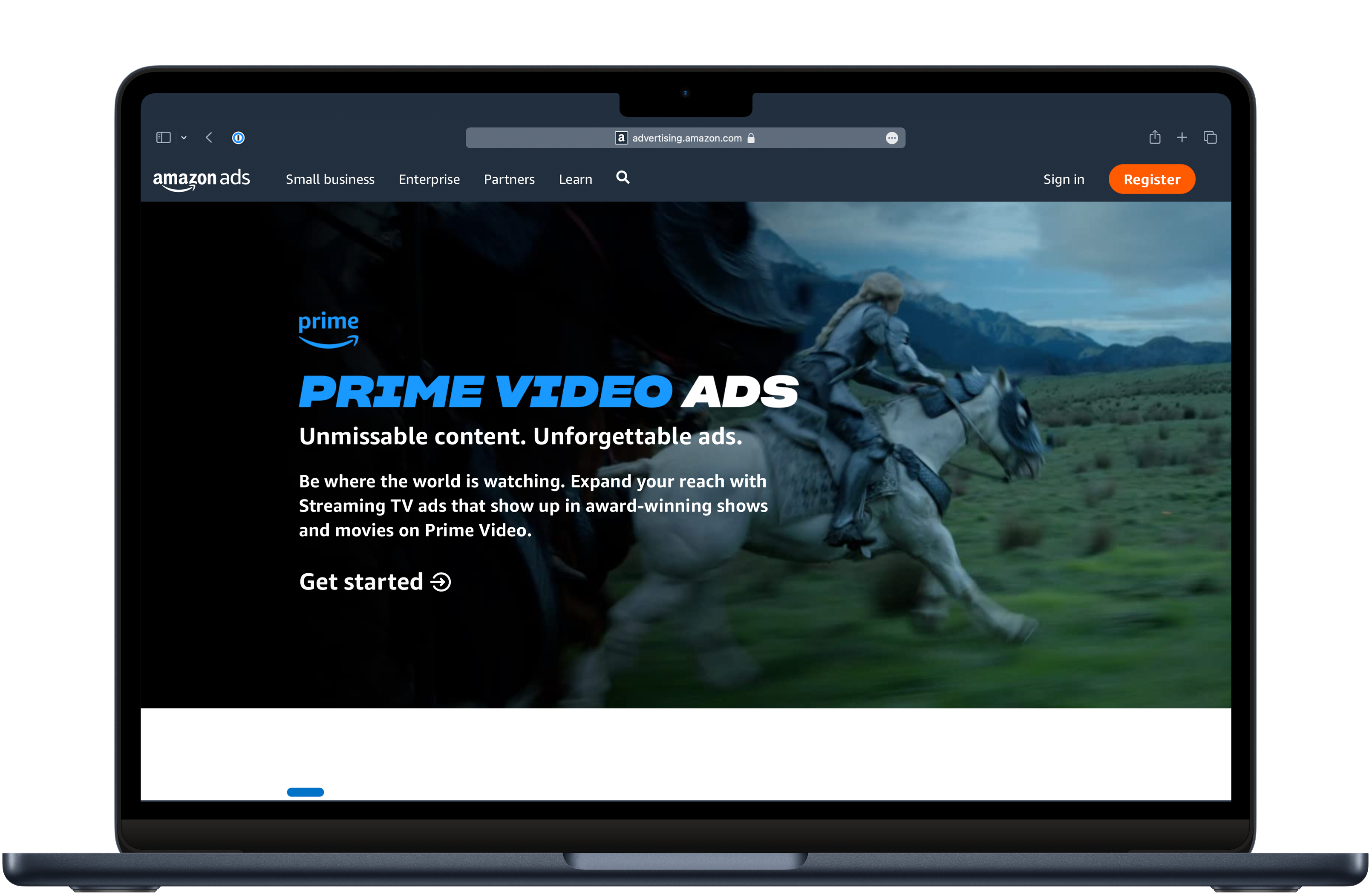 Thursday Night Football on Prime Video on a Macbook Pro
